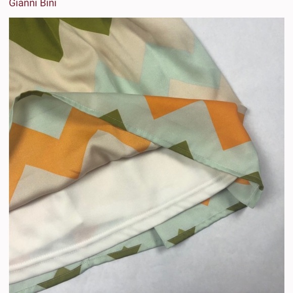 Grab 💼 6 for $20 Gianni bini chevron dress Md LN - Picture 5 of 8